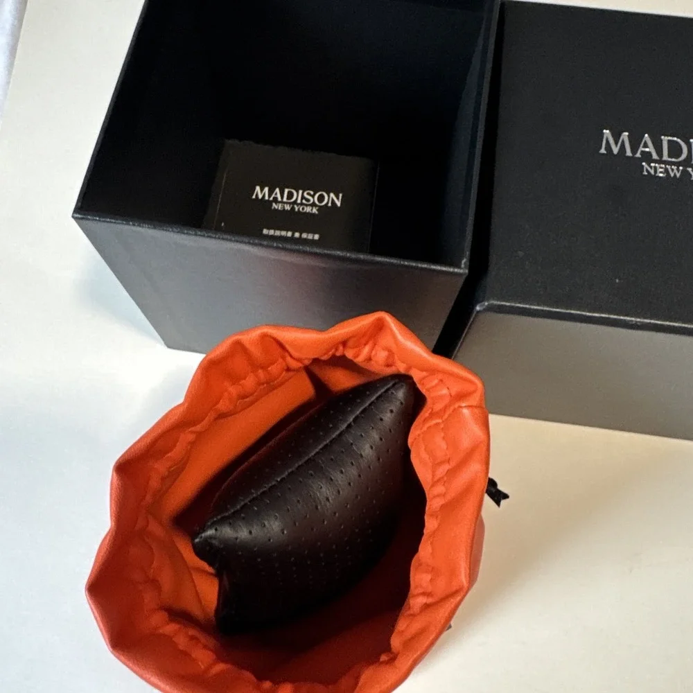 Madison New York Dog Watch With Pouch & Box Tested & Working